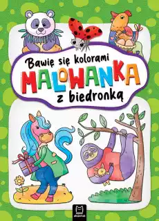 Malowanka z biedronką Bawię się kolorami Książki Dla dzieci