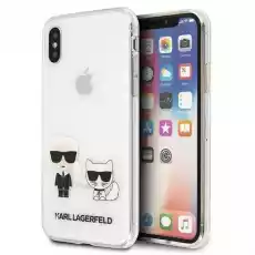 Karl Lagerfeld KLHCI65CKTR iPhone Xs Max hardcase Transparent Karl Choupette Telefony i akcesoria Akcesoria telefoniczne Etui