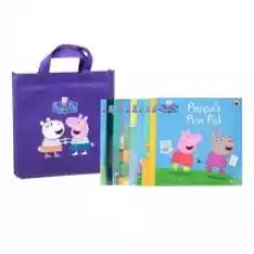 Peppa Pig Purple Bag Set Książki Obcojęzyczne