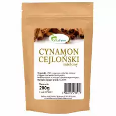 Cynamon Cejloński Mielony 200 g Vitafarm Artykuły Spożywcze