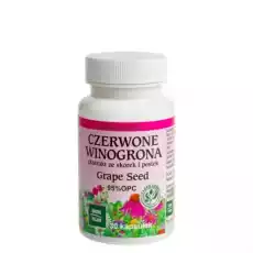 Czerwone winogrona ekstrakt 95 OPC 30kaps GINSENG POLAND Zdrowie i uroda Zdrowie Witaminy minerały suplementy diety