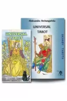 Zestaw Skarby Tarota Universal Tarot karty i książka Gadżety Ezoteryka