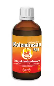 ASEPTA Kolendrosan R51 100ml olejek kolendrowy i migdałowy Zdrowie i uroda Zdrowie Witaminy minerały suplementy diety