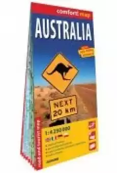 Comfort map Australia 14 250 000 Książki Literatura podróżnicza