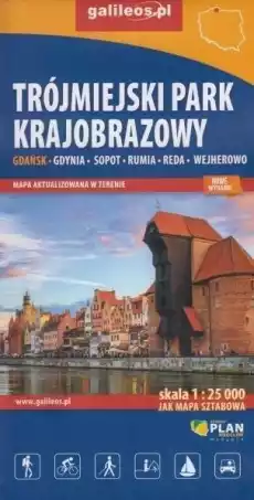 Mapa Trójmiejski Park Krajobrazowy 125 000 Książki Turystyka mapy atlasy