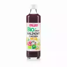 Bio Syrop Malinowy z Miodem i Lipą 250 ml Polska Róża Artykuły Spożywcze