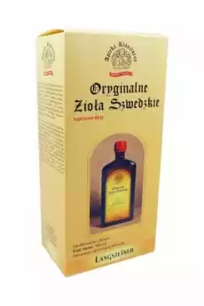 Oryginalne Zioła Szwedzkie 500ml LANGSTEINER Zdrowie i uroda Zdrowie Witaminy minerały suplementy diety