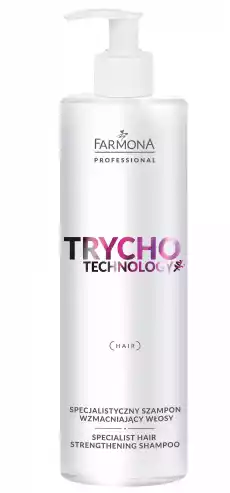 Farmona Professional Trycho Technology Specjalistyczny szampon wzmacniający włosy 250ml Zdrowie i uroda Kosmetyki i akcesoria Pielęgnacja i stylizacja włosów Szampony do włosów