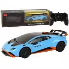 Auto RC Lamborghini Huracan 124 Rastar Niebieski Dla dziecka Zabawki Rowerki i inne pojazdy dla dzieci