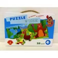 Puzzle 25 el W lesie Alexander Dla dziecka Zabawki Puzzle