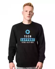 Tech Support Bluza bez kaptura męska Odzież obuwie dodatki Odzież męska Bluzy męskie