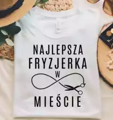 koszulka najlepsza fryzjerka w mieście Odzież obuwie dodatki Odzież damska Tshirty i koszulki damskie