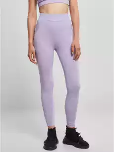 Legginsy Sportowe Z Wysokim Stanem Urban Classics TB4761 Fioletowe Odzież obuwie dodatki Bielizna damska Leginsy