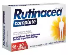 RUTINACEA Complete x 90 tabl 30 tabl GRATIS Zdrowie i uroda Zdrowie Witaminy minerały suplementy diety