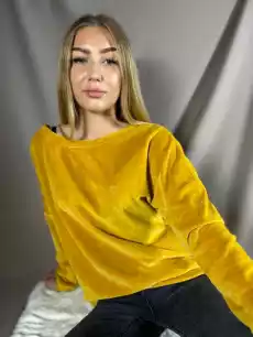 Bluza damska welurowa SOVI honey dream Odzież obuwie dodatki