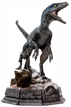 Figurka Jurassic World Dominion Deluxe Art Scale 110 Blue and Beta Dom i ogród Wyposażenie wnętrz Dekoracja Figurki dekoracyjne Figurki kolekcjonerskie