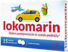 Lokomarin x 15 tabletek Zdrowie i uroda Zdrowie Leki Żołądek i jelita