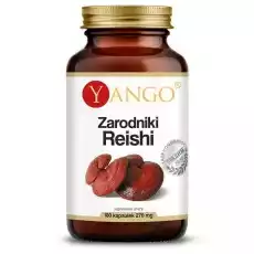 Yango Zarodniki Reishi 270 Mg 100 K grzyby Artykuły Spożywcze Produkty dietetyczne Suplementy