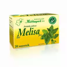 Herbatka Ziołowa MELISA FIX 40 g 20 Saszetek x2 g Herbapol Wrocław Artykuły Spożywcze