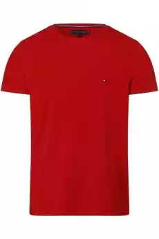 TSHIRT MĘSKI TOMMY HILFIGER XM0XM01821 CZERWONY Odzież obuwie dodatki Odzież męska