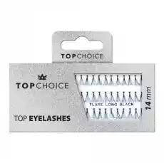 Top Choice Top Eyelashes kępki rzęs Flare Long Black 14mm 37948 Zdrowie i uroda Kosmetyki i akcesoria Makijaż i demakijaż Makijaż oczu