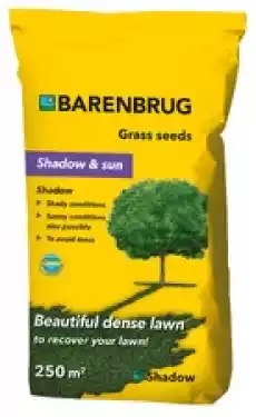 BARENBRUG trawa Shadow Sun 5 kg Dom i ogród Ogród Trawnik