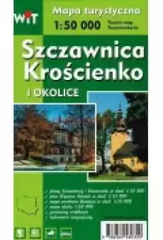 Mapa turystyczna Szczawnica Krościenko i okolice 150 000 Książki Literatura podróżnicza