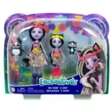 Enchantimals Sage i Sabella Skunk Lalki siostry 2pak HCF82 Mattel Dla dziecka Zabawki Zabawki dla dziewczynek Lalki i akcesoria Lalki