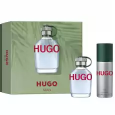 Hugo Boss Hugo Man zestaw woda toaletowa spray 75ml dezodorant spray 150ml M Zdrowie i uroda Perfumy i wody Zapachy męskie Perfumy i wody męskie