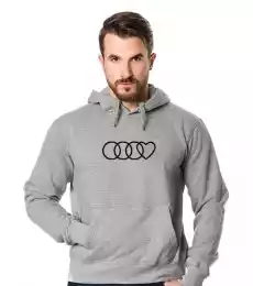 AUDI Love Bluza z kapturem męska Odzież obuwie dodatki Odzież męska Bluzy męskie