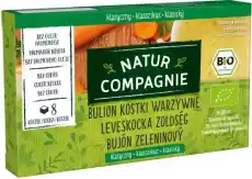 BULION KOSTKI WARZYWNE BEZ DODATKU CUKRÓW BIO 84 g NATUR COMPAGNIE Artykuły Spożywcze Przyprawy