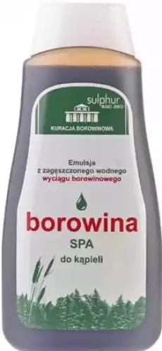 Emulsja borowinowa do kąpieli SPA 500g SULPHUR Zdrowie i uroda Kosmetyki i akcesoria