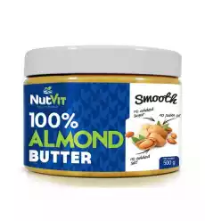 NUTVIT ALMOND BUTTER SMOOTH 500G Artykuły Spożywcze Pasty i smarowidła