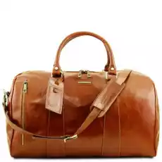 Tuscany Leather TL Voyager skórzana torba podróżna duffle rozmiar L kolor miodowy TL141794 Sport i rekreacja Akcesoria turystyczne Torby i torebki