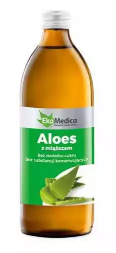 Aloes Miąższ 500ml Zdrowie i uroda Zdrowie Witaminy minerały suplementy diety