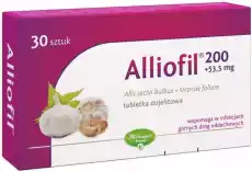 ALLIOFIL x 30 tabletek Zdrowie i uroda Zdrowie Leki Przeziębienie i grypa