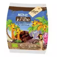 Bio Ania Ciastka z czekoladą mini jungle 100 g Bio Dla dziecka Akcesoria dla dzieci Karmienie dziecka