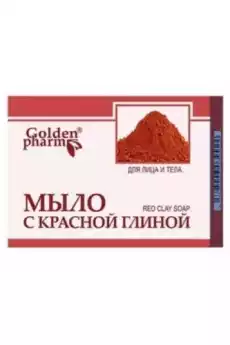 Golden Pharm Mydło z czerwoną glinką w kostce 70 g Artykuły Spożywcze