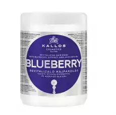 Kallos KJMN Blueberry rewitalizująca maska do włosów z ekstraktem jagód 1000ml Zdrowie i uroda Kosmetyki i akcesoria Pielęgnacja i stylizacja włosów Maski do włosów