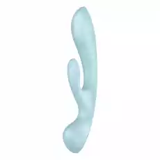 Satisfyer Triple Oh wielofunkcyjny wibrator Light Blue Gadżety Erotyczne