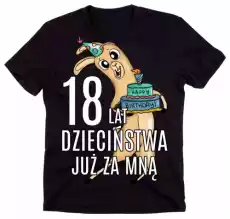 koszulka męska na 18 urodziny 18 lat dzieciństwa już za mną 1 Odzież obuwie dodatki Odzież męska Koszulki męskie