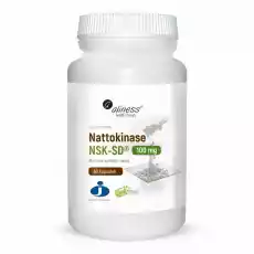 Nattokinase NSKSD 100 mg 60 Kapsułek VEGE Aliness Artykuły Spożywcze