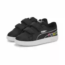 Buty sportowe dziecięce Puma Smash v2 Home School V Inf czarne 38620101 Odzież obuwie dodatki