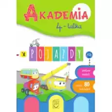 Akademia 4latka Pojazdy Książki Dla dzieci