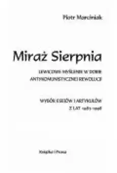 Miraż Sierpnia Książki Nauki humanistyczne