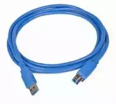 Gembird Kabel USB 30 typu AB AMBM 18 niebieski Komputery Akcesoria komputerowe Inne akcesoria komputerowe