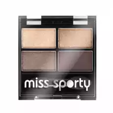 Miss Sporty Studio Colour Quattro Eye Shadow poczwórne cienie do powiek 403 Smoky Brown Eyes 5g Zdrowie i uroda Kosmetyki i akcesoria Makijaż i demakijaż Makijaż oczu