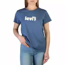 Koszulka Tshirt marki Levis model 17369THEPERFECT kolor Niebieski Odzież damska Sezon WiosnaLato Odzież obuwie dodatki