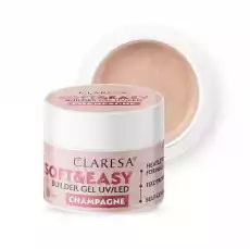 Claresa Żel budujący SOFTEASY BUILDER GEL CHAMPAGNE 12g Zdrowie i uroda Kosmetyki i akcesoria Manicure i pedicure Żele do paznokci