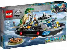 LEGO Jurassic World 76942 Barionyks i ucieczka łodzią Dla dziecka Zabawki Klocki